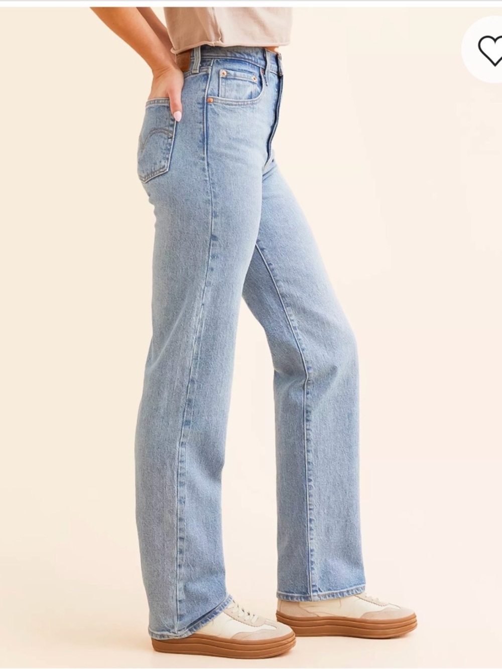 Levi's High Rise Ribcage Straight - Picture 2 of 7